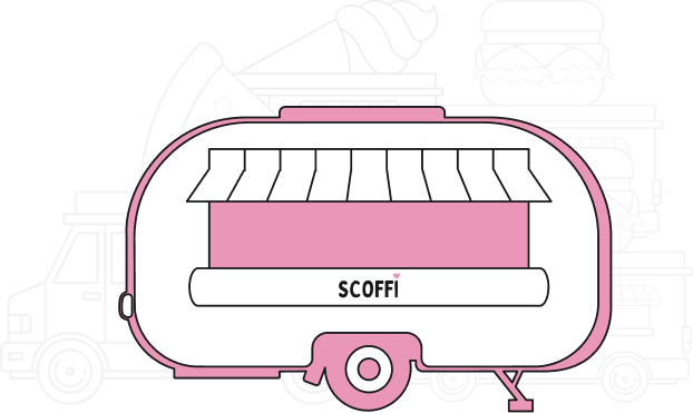 Pink food trailer